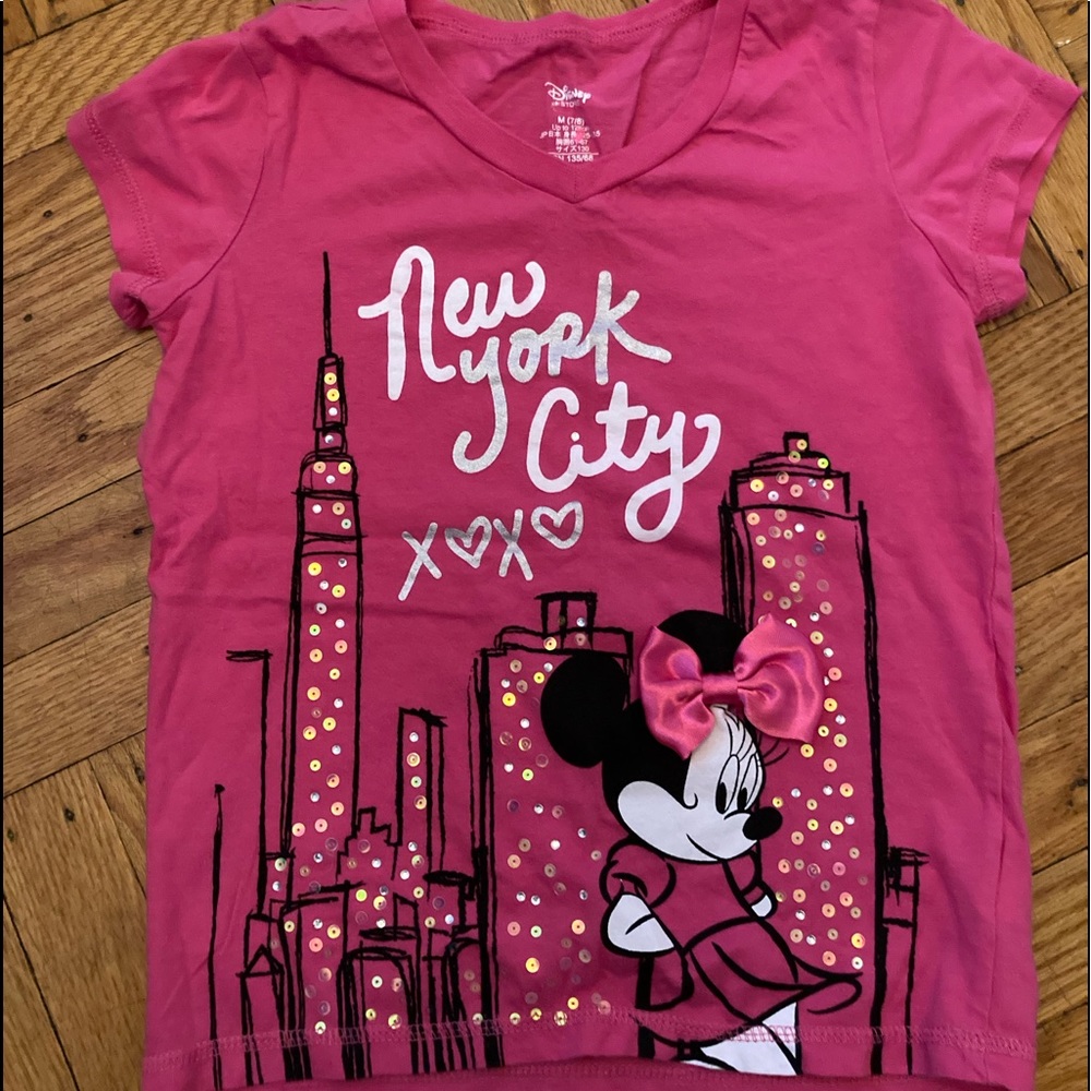 Pink Minnie Mouse Shirt